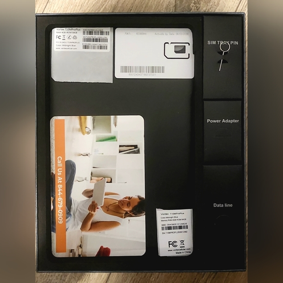 Vortex T10M Pro+ Android Tablet Midnight Navy Blue - Picture 5 of 6